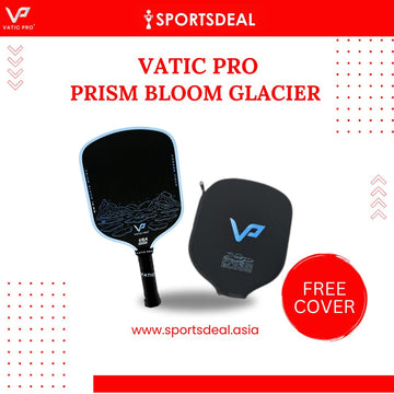Vatic Pro PRISM Bloom Glacier Edition Pickleball Paddle (Includes Free Paddle Cover)