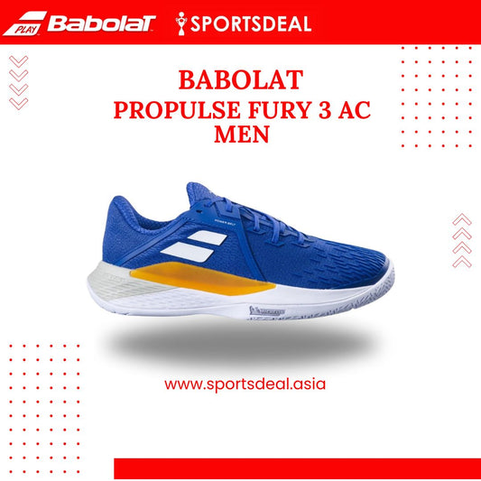 Babolat Propulse Fury 3 All-Court Men's Tennis Shoes (Mombeo Blue)