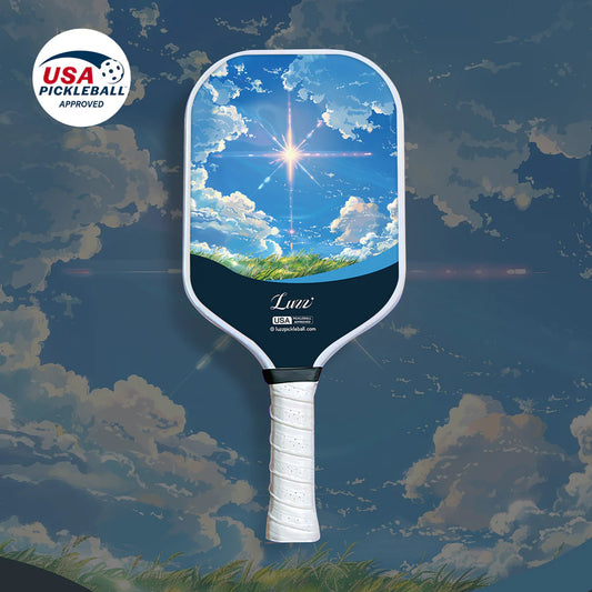 Luzzpickleball STAR Original Paddle (16mm) T700 Carbon Fiber (Includes Free Paddle Cover)