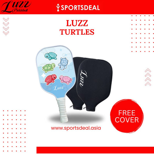 Luzzpickleball TURTLES Original Paddle (16mm) T700 Carbon Fiber