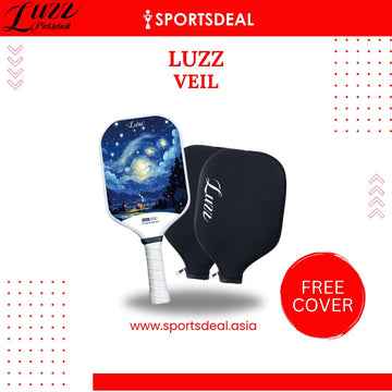 Luzzpickleball VEIL Original Paddle (16mm) T700 Carbon Fiber (Includes Free Paddle Cover)