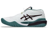 ASICS Gel Resolution X White/DarkAubergine Wide Mens Tennis Shoes
