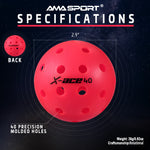Ama Sport X-ACE 40 Pickleball Ball USAPA - Pink