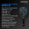Engage Pursuit Pro1 Hybrid Artic Gold Pickleball Paddle (DEMO)