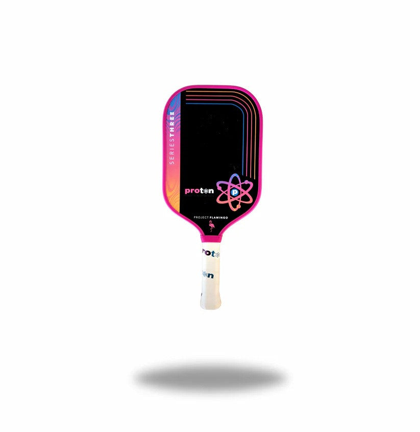 ラケット(硬式用) PROTON Series Three ProjectFlamingo Pink Proton Series Three - Project Flamingo Pickleball Paddle