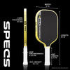 Joola Scorpeus Pro V Anna Bright Joola Yellow Pickleball Paddle