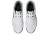 ASICS Gel Dedicate 9 Pickleball Shoes (White/Gunmetal) Mens