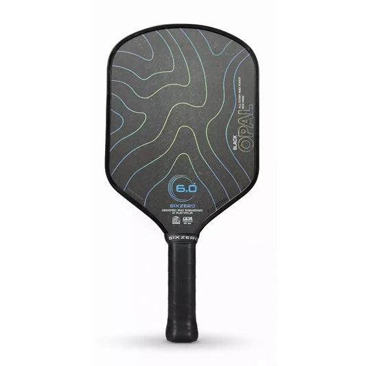 Six Zero Black Opal Pickleball Paddle (14mm)