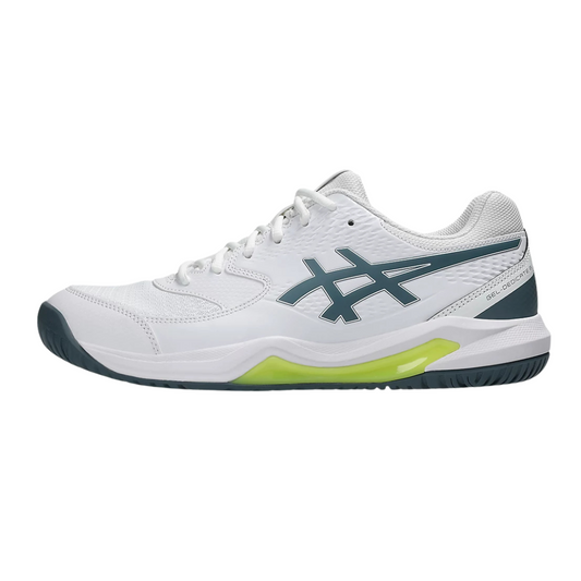 Asics Gel Dedicate 8 Pickleball Shoes (White/Ironclad)