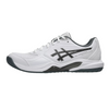 Asics Gel Dedicate 8 Pickleball Men's Shoes (White/Gunmetal)