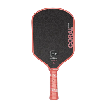 Six Zero Coral 16mm Hybrid Pickleball Paddle