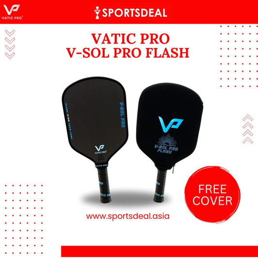 Vatic Pro V-Sol Pro Flash 16mm Pickleball Paddle (Includes Free Paddle Cover) (PRE-ORDER)