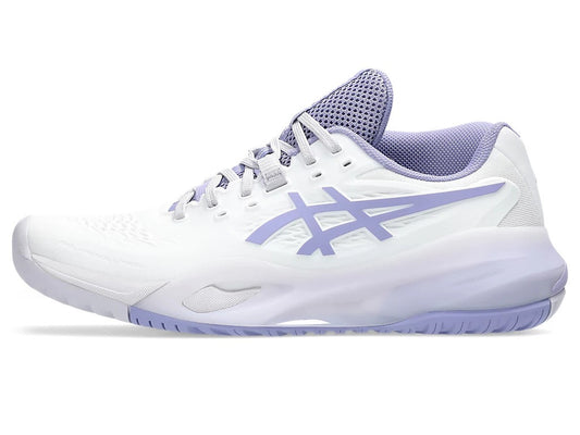 ASICS Gel Resolution X Womens Pickleball Shoes (White-Blue Bell)