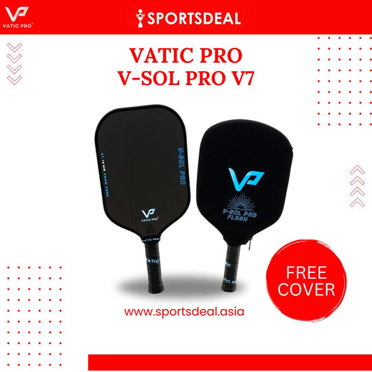 Vatic Pro V-Sol Pro V7 16mm Pickleball Paddle (Includes Free Paddle Cover) (PRE-ORDER)