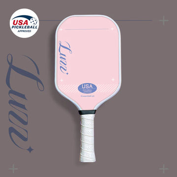 Luzzpickleball Pink Original Paddle (16mm) T700 Carbon Fiber